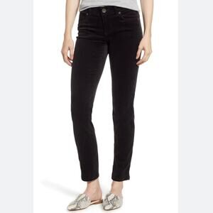 Kut from the Kloth Diana Black Corduroy High Rise Fab Ab Skinny